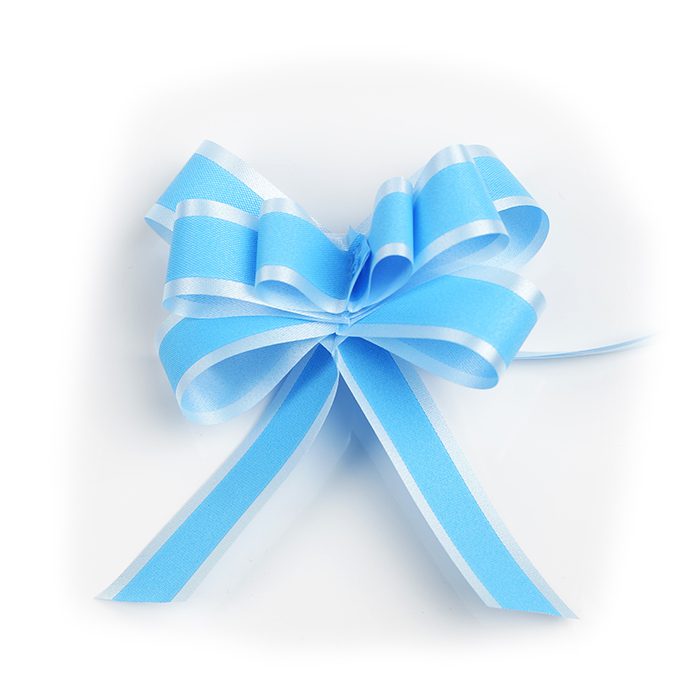 Minidragrosett 9 cm blå