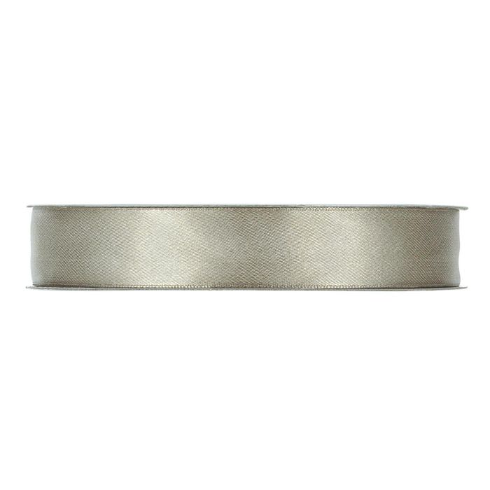 Satinband Silvergrå En rulle med satinband