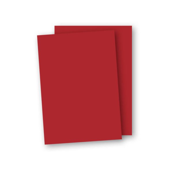 Antikrandat (strukturerat), syrafritt och arkivbeständigt papper. Ytvikt: 220g, Mått: 420x297 mm, 50-pack. Röd
