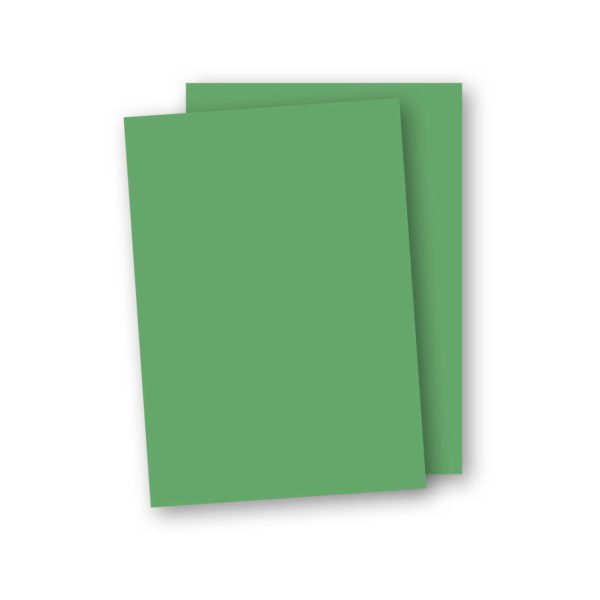 Ett vackert strukturerat (antikrandat), syrafritt och arkivbeständigt papper. Gräsgrön