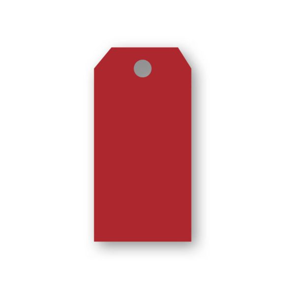 Adresskort av antikrandat (strukturerat), syrafritt och arkivbeständigt papper. Ytvikt: 220g, Mått: 48x96 mm, 10-pack. Röd