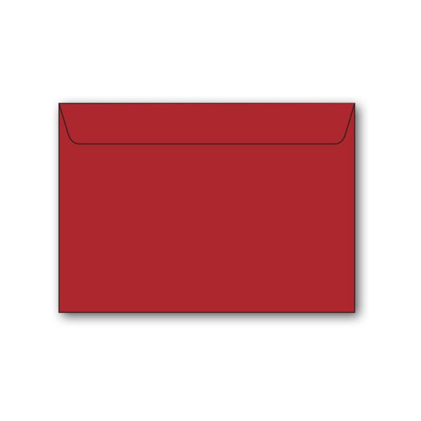 Kuvert, C5, av antikrandat (strukturerat), syrafritt och arkivbeständigt papper. Ytvikt: 110g, Mått: 229x162 mm, 5-pack. Passar till A5 papper. Röd