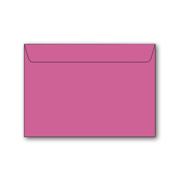 Kuvert, C5, av antikrandat (strukturerat), syrafritt och arkivbeständigt papper. Ytvikt: 110g, Mått: 229x162 mm, 5-pack. Passar till A5 papper. Cerise