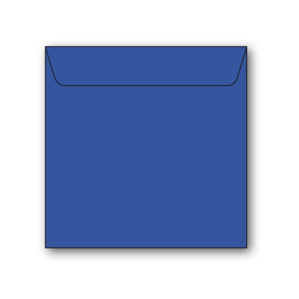 Kvadratiskt kuvert av antikrandat (strukturerat), syrafritt och arkivbeständigt papper. Ytvikt: 110g, Mått: 165x165 mm, 5-pack. Passar till kvadratiska kort. Klarblå