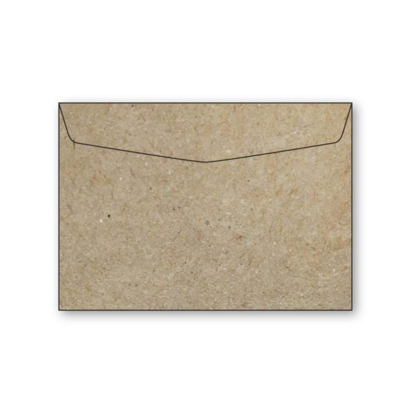 Kuvert, C6, av antikrandat (strukturerat), syrafritt och arkivbeständigt papper. Ytvikt: 110g, Mått: 162x114 mm, 5-pack. Passar till A6 kort. Kvist