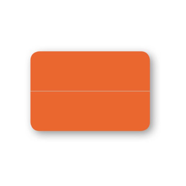 Dubbelt placeringskort av antikrandat (strukturerat), syrafritt och arkivbeständigt papper. Ytvikt: 220g, Mått: 107x70 mm, 10-pack. Orange