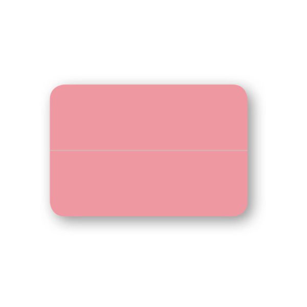 Dubbelt placeringskort av antikrandat (strukturerat), syrafritt och arkivbeständigt papper. Ytvikt: 220g, Mått: 107x70 mm, 10-pack. Rosa