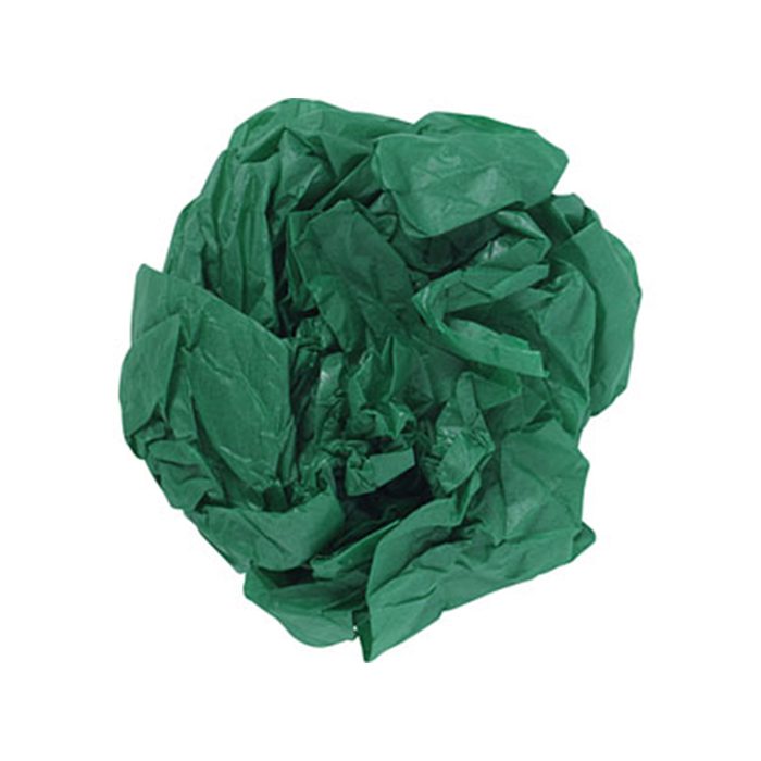 Silkespapper för emballage och pyssel Grön