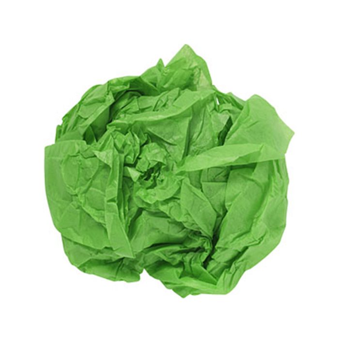 Silkespapper för emballage och pyssel limegrön