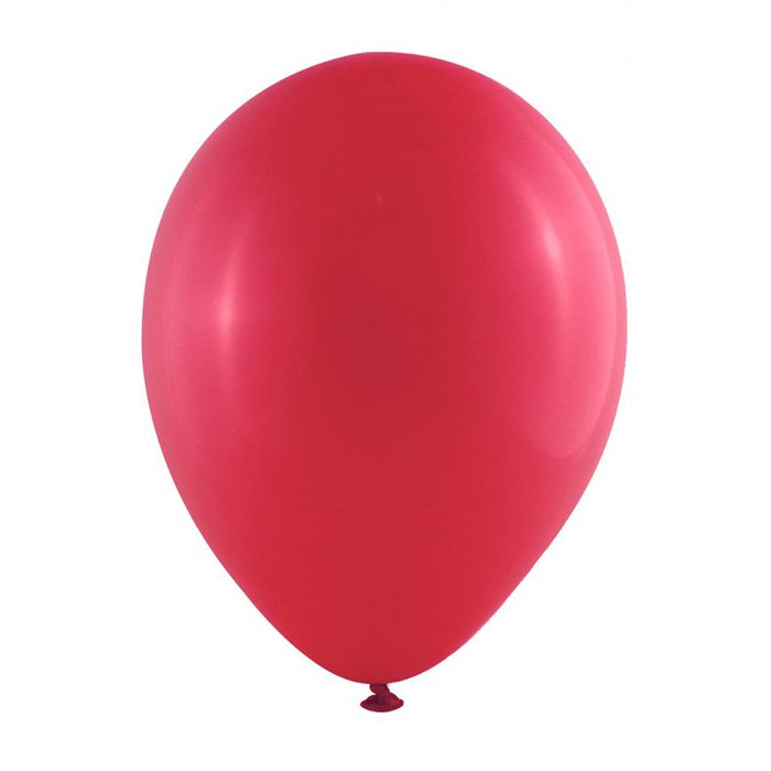Latexballong 28 cm Crystal Röd