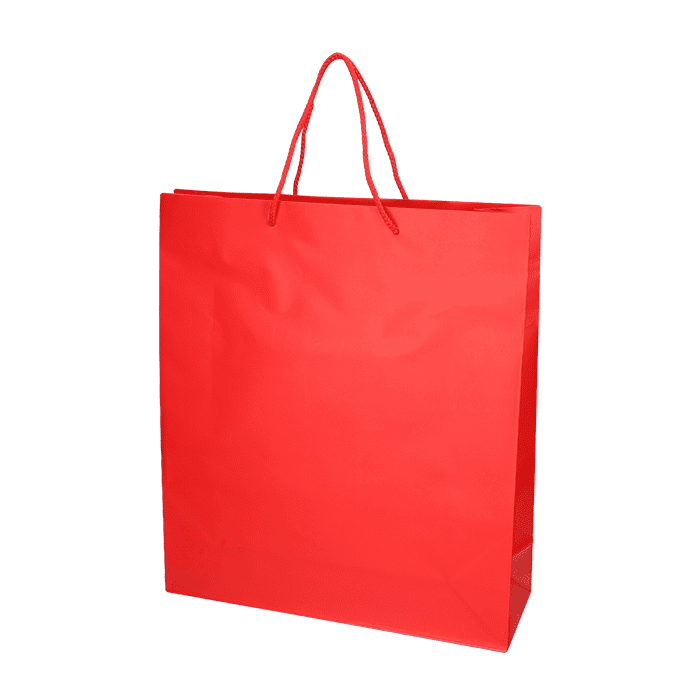 Papperspåse DeLux Röd (Papperspåse storlek: 36 x 12 x 41)