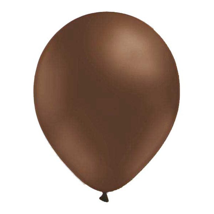 Latexballong 28 cm Choklad