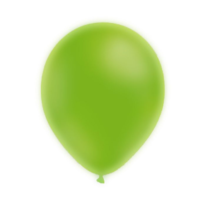 Latexballong 28 cm neon grön