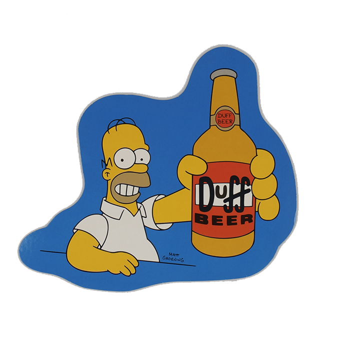 Figurkort Vykort Homer Simpson