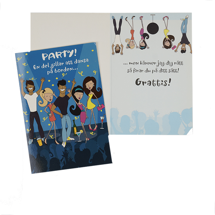 Dubbelt kort Ungdomar har party