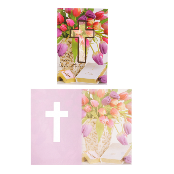 Dubbelt kort Till minne av konfirmatio-nen