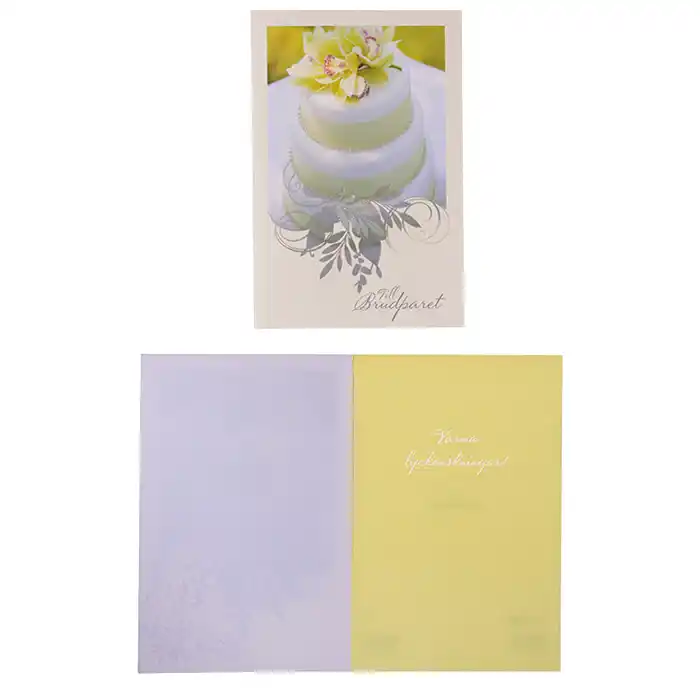 Dubbelt kort Till brudparet